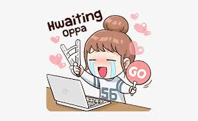 What does the Korean word 화이팅 (hwaiting) mean? 